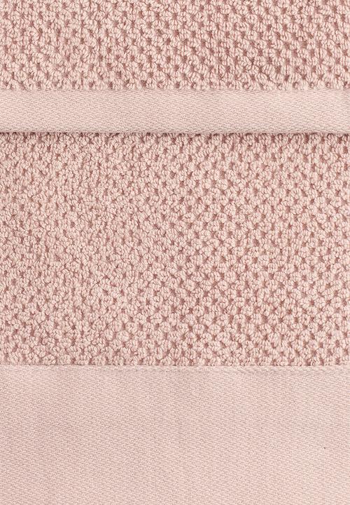 H&M - Cotton terry bath sheet - powder pink