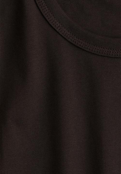 H&M - T-shirt - dark brown