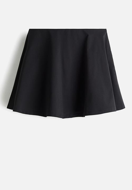 H&M - Circular mini skort - black
