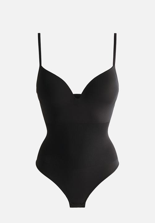 H&M - Seamless light shape body - black