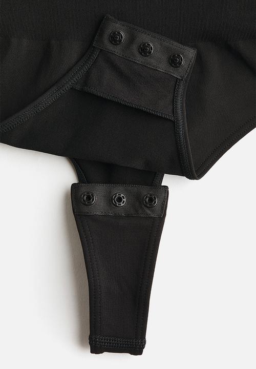 H&M - Seamless light shape body - black