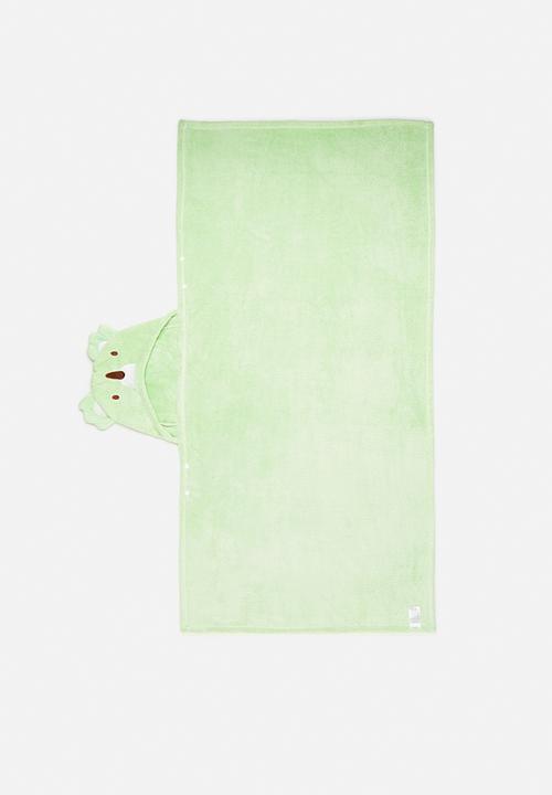 Pop Candy - Hooded towel - light green/koala bear