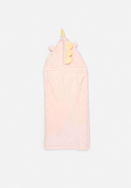 Pop Candy - Hooded towel - peach pink/koala bear