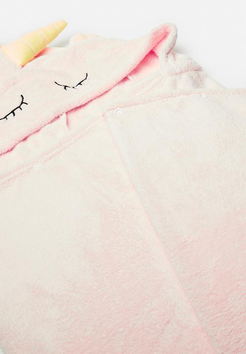 Pop Candy - Hooded towel - peach pink/koala bear