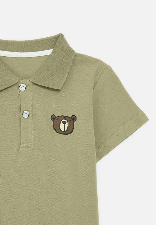 Pop Candy - Bear golfer - olive