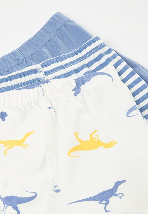 Pop Candy - 3 pack briefs - cream/blue/stripes