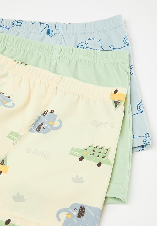 Pop Candy - 3 Pack briefs - green/blue