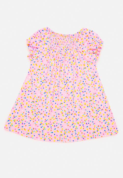 Pop Candy - Casual dress - pink/micro dot multi