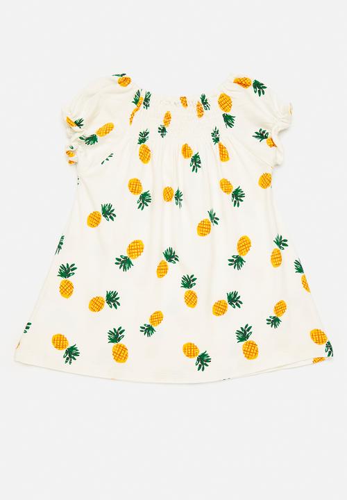 Pop Candy - Casual dress - cream/pineapple aop