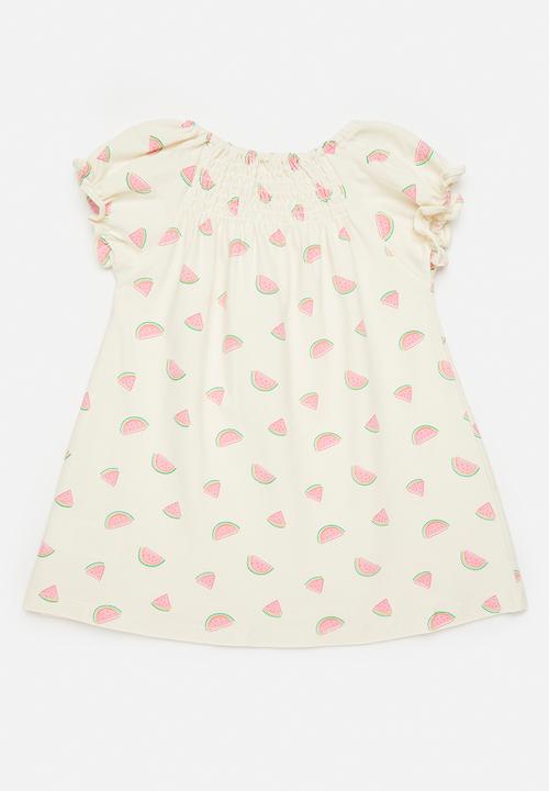 Pop Candy - Casual dress - off white/watermelon aop