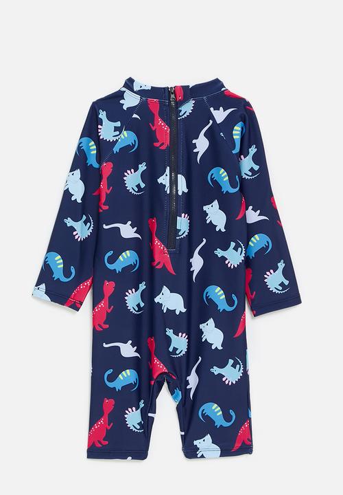 Pop Candy - Baby dino swimsuit - navy