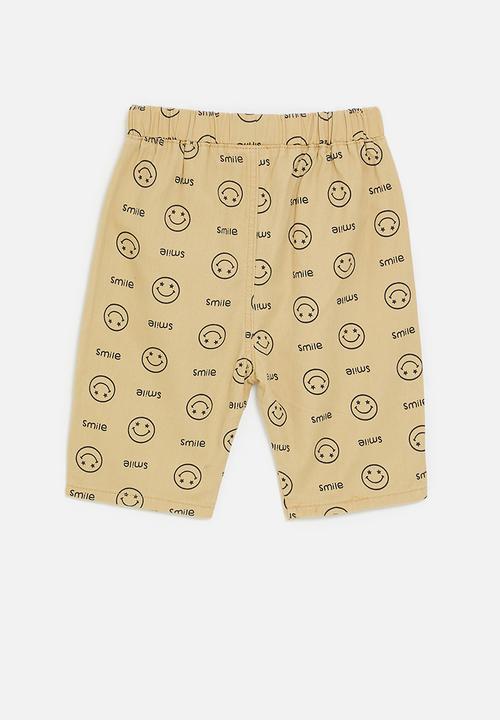 Pop Candy - Smiley shorts - beige