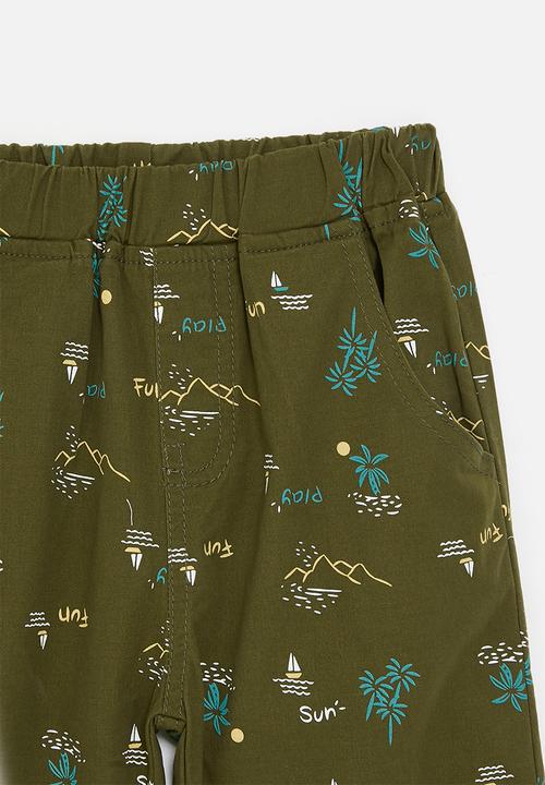 Pop Candy - Printed shorts - green