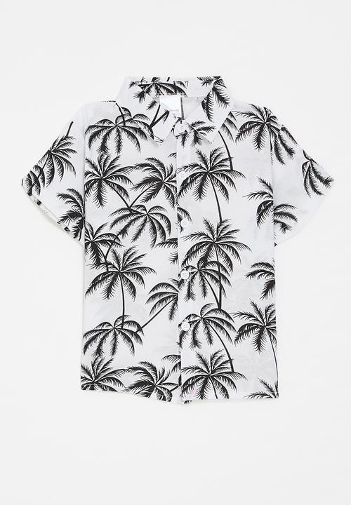 Pop Candy - Resort shirt - white/black