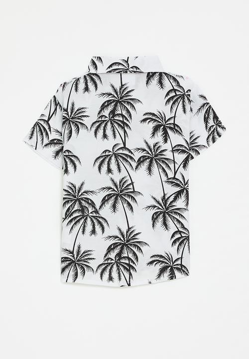 Pop Candy - Resort shirt - white/black