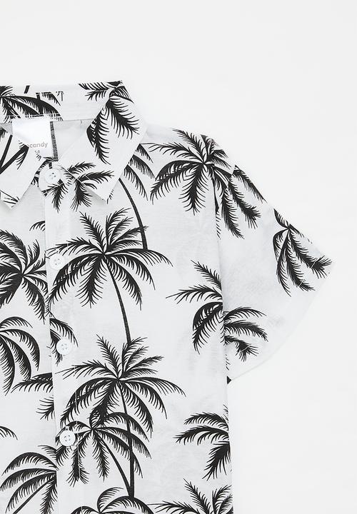 Pop Candy - Resort shirt - white/black