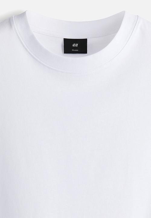 H&M - Loose fit T-shirt - white