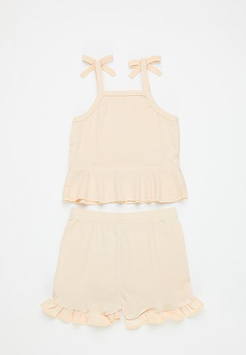 Pop Candy - Top & bottom set - beige
