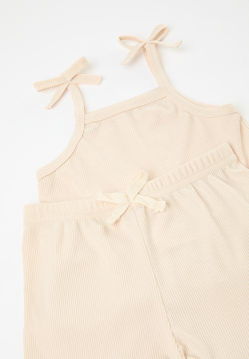 Pop Candy - Top & bottom set - beige