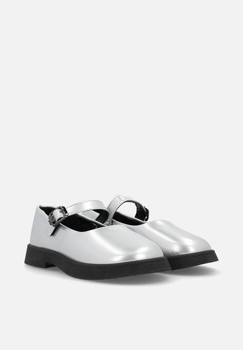Pop Candy - Plain mary jane - silver