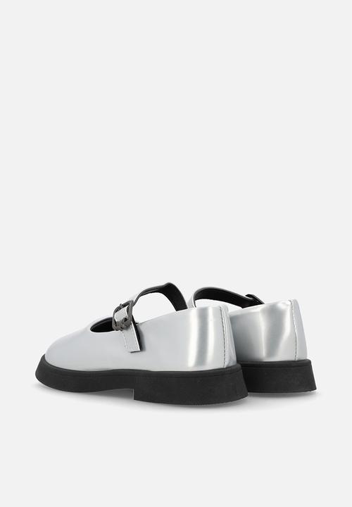 Pop Candy - Plain mary jane - silver