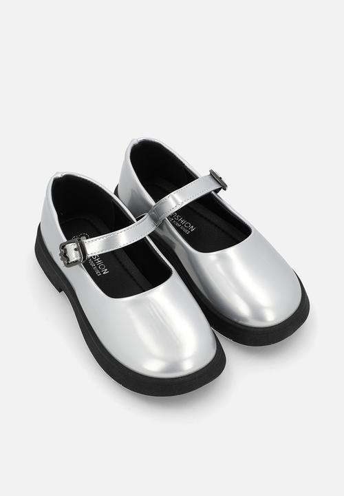 Pop Candy - Plain mary jane - silver