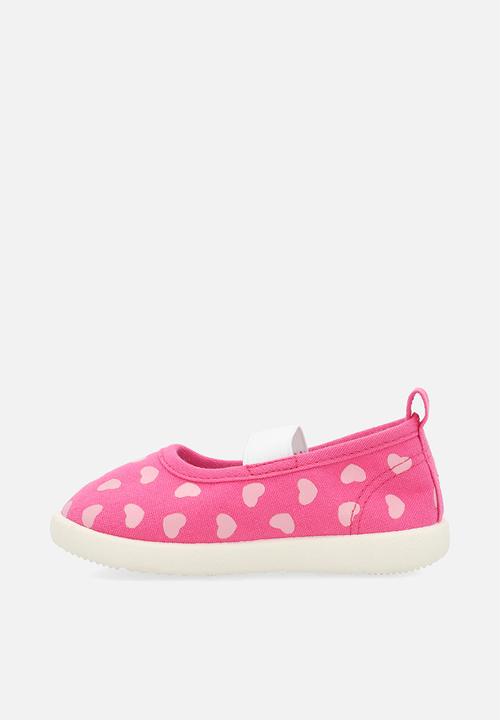 Pop Candy - Printed slip on sneakers - cerise