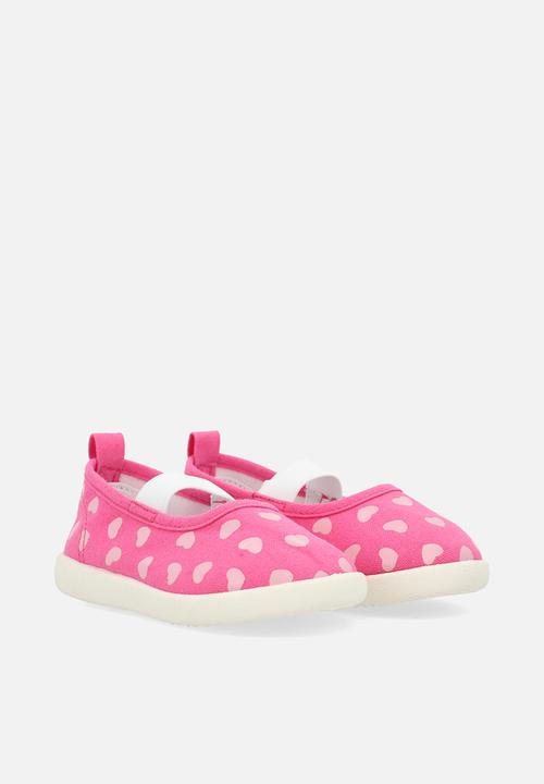 Pop Candy - Printed slip on sneakers - cerise