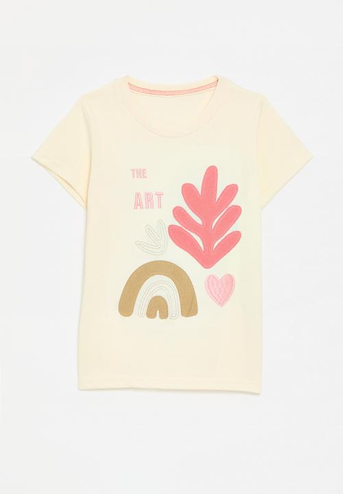 Pop Candy - Crew neck tee - ecru
