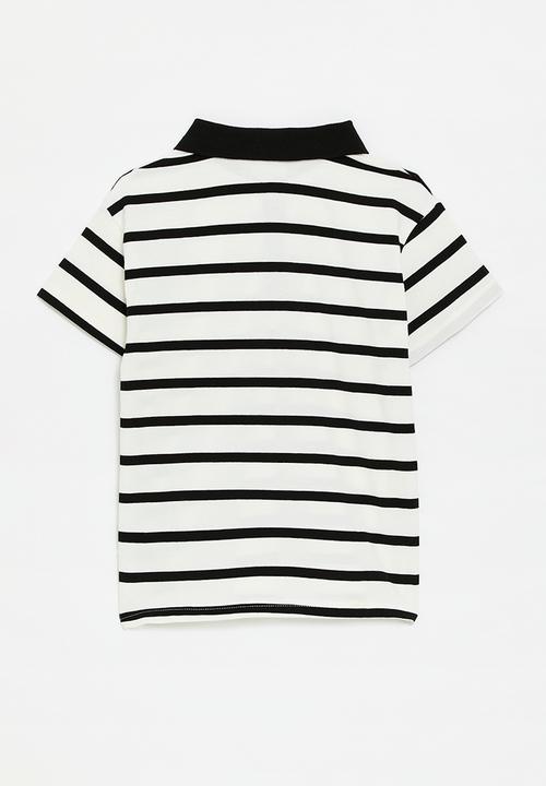 Pop Candy - Stripe golfer - white