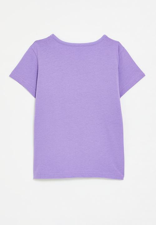 Pop Candy - Butterfly graphic tee - purple 