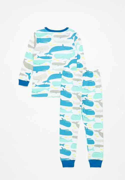 Pop Candy - Pyjama set - true blue/whales