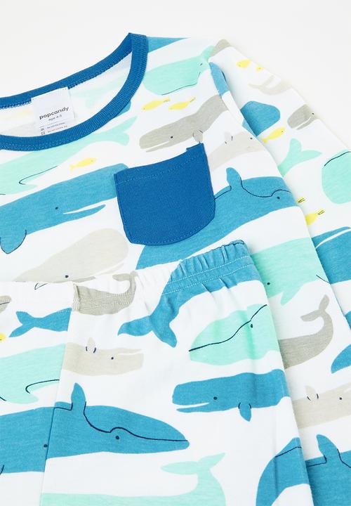 Pop Candy - Pyjama set - true blue/whales