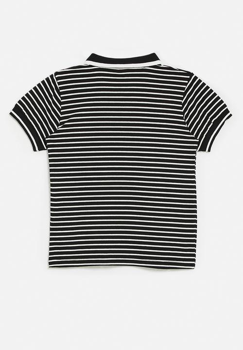 Pop Candy - Striper golfer - black/white