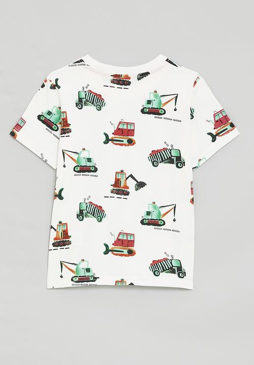 Pop Candy - Printed tee - white