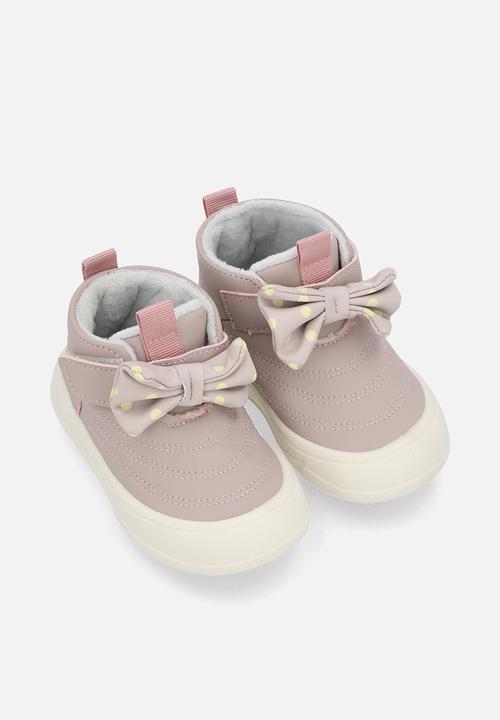 Pop Candy - Bow knot high-top sneakers - pink