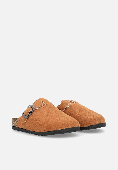 Pop Candy - Buckle slides - tan