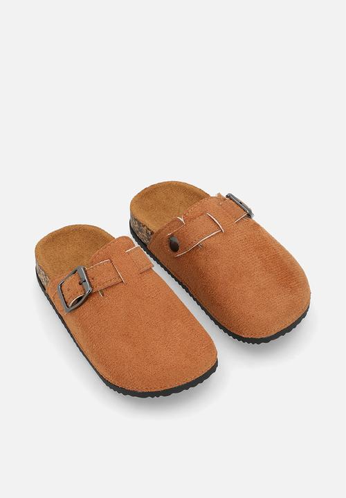 Pop Candy - Buckle slides - tan