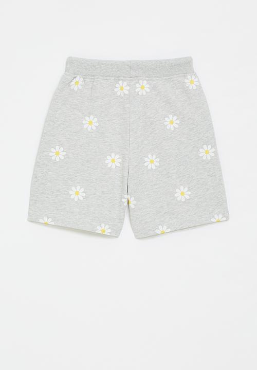 Pop Candy - Printed shorts - grey