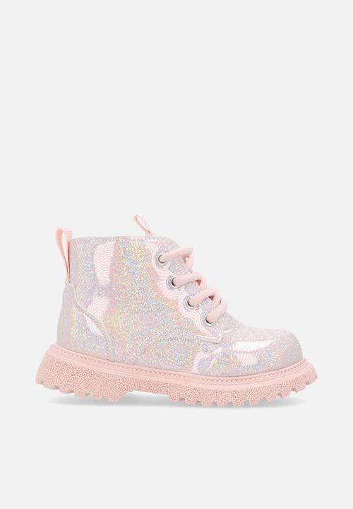 Pop Candy - Lace up boot - pink