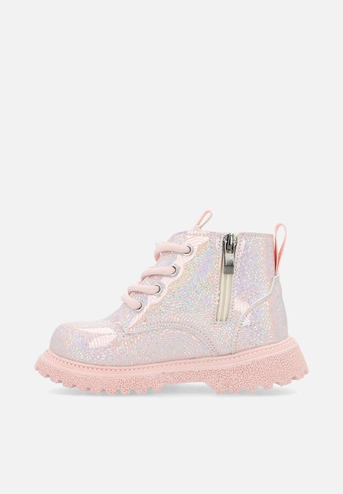 Pop Candy - Lace up boot - pink