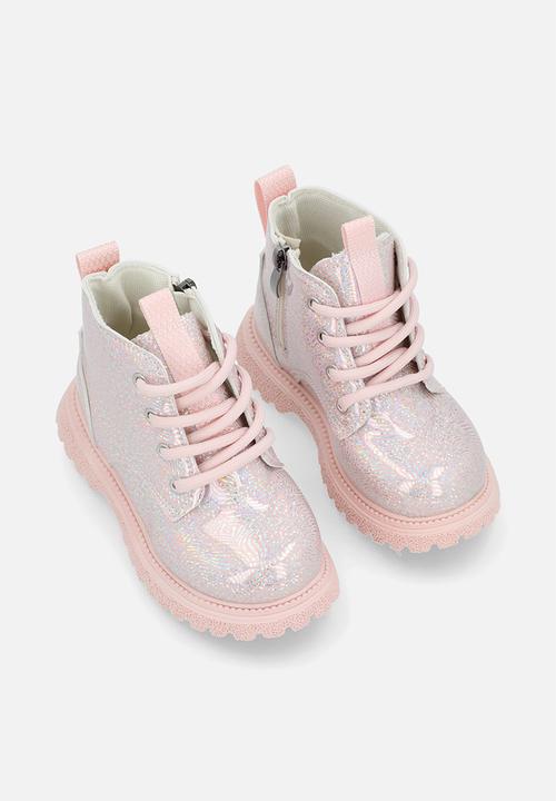 Pop Candy - Lace up boot - pink