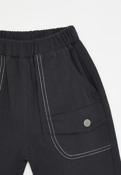 Pop Candy - Pocket detail shorts - navy