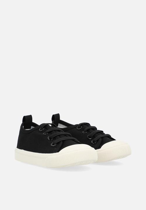 Pop Candy - Platform lace up sneakers - black