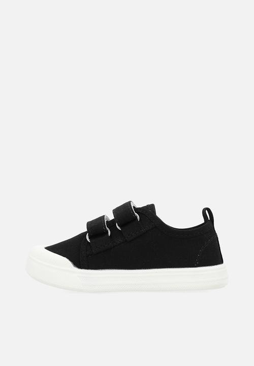 Pop Candy - Adjustable strap fastener sneakers - black