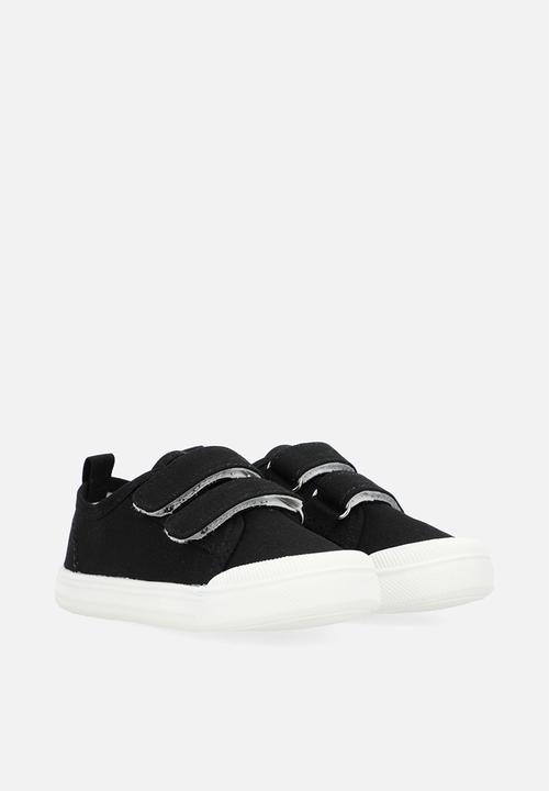 Pop Candy - Adjustable strap fastener sneakers - black