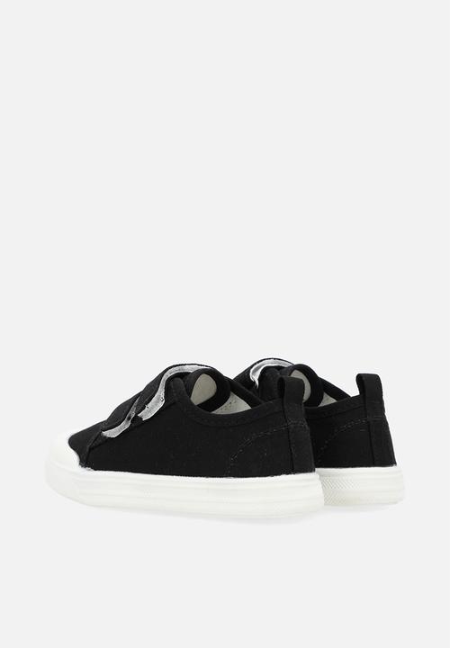 Pop Candy - Adjustable strap fastener sneakers - black