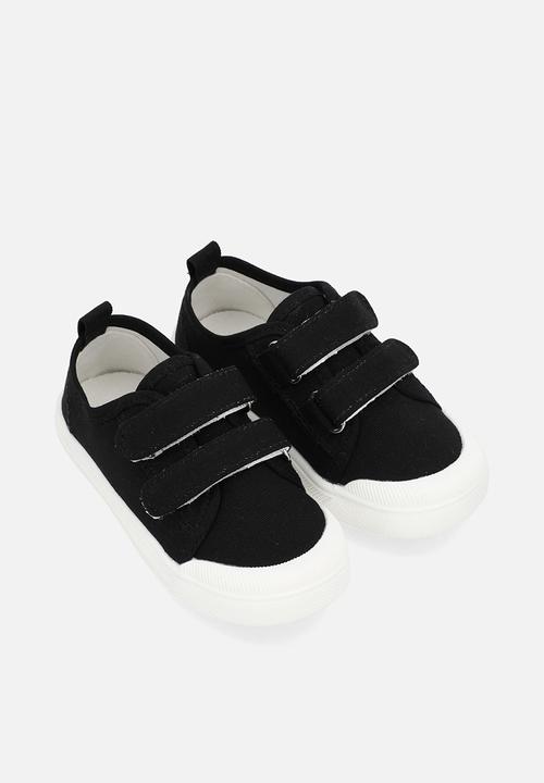 Pop Candy - Adjustable strap fastener sneakers - black