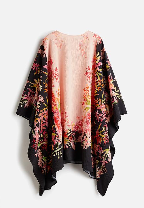 H&M - Printed kaftan dress - light pink/floral