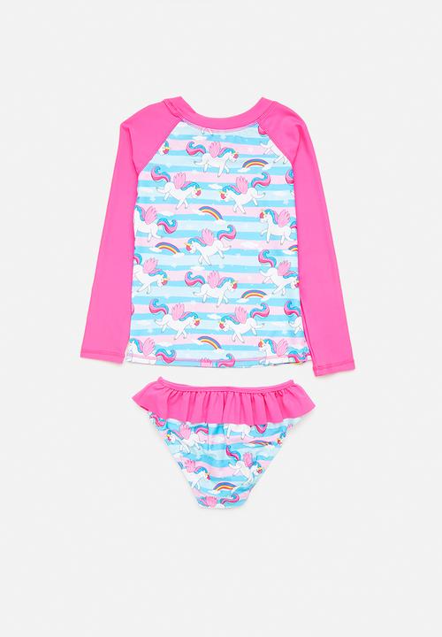 Pop Candy - Unicorn swimset - pink/blue